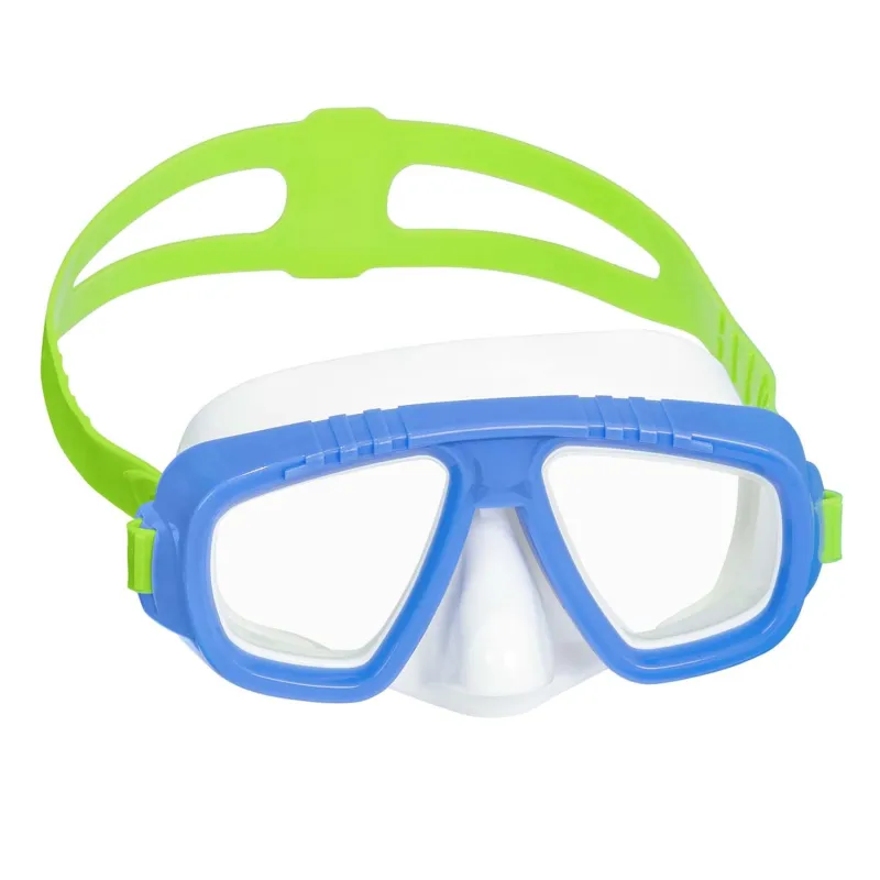 Maschera da nuoto blu Bestway 22011, realizzata con materiali resistenti