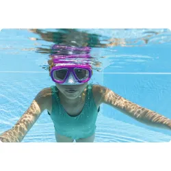 Maschera da nuoto rosa elegante, ideale per bambini e adulti