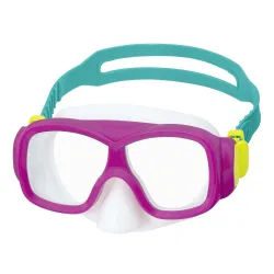 Maschera da nuoto, rosa-turchese, perfetta per avventure estive