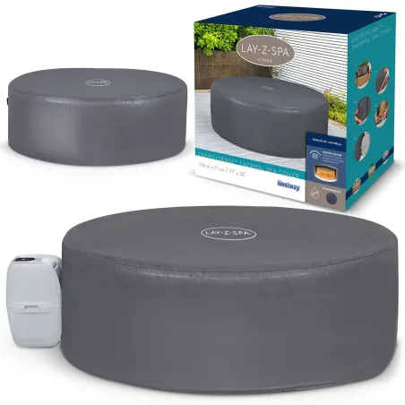 Copertura termica 196 x 71 cm per SPA gonfiabili Bestway 60318, protezione per SPA