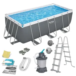 Piscina a telaio da giardino 412 x 201 x 122 cm 10in1 Bestway 56457N