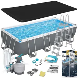 Bestway 56466N Piscina da giardino con telaio 549 x 274 x 122 cm 12in1