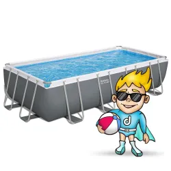 Piscina da giardino 549 x 274 x 122 cm, perfetta per il divertimento estivo