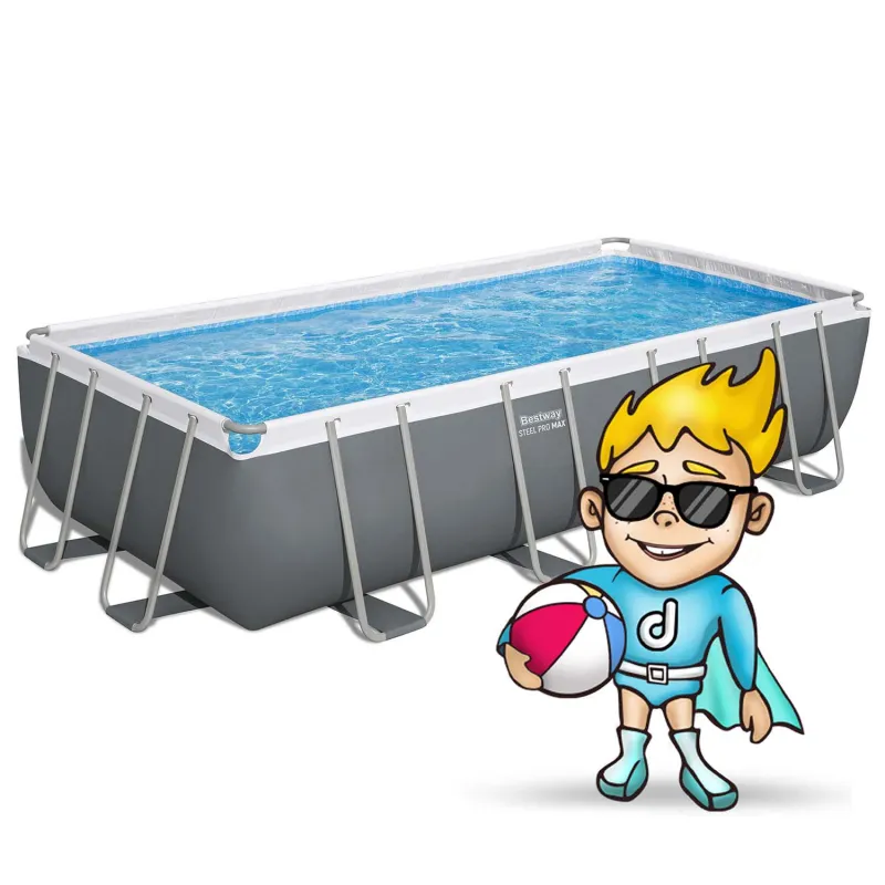 Piscina da giardino 549 x 274 x 122 cm, perfetta per il divertimento estivo