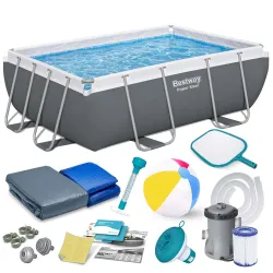 Piscina da Giardino a Telaio 282 x 196 x 84 cm Set 16 in 1 Bestway 56629N