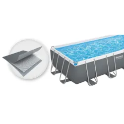 Piscina da giardino ideale per il relax 549x274x122cm 17-in-1