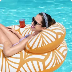 Bestway 43643 Salvagente Gonfiabile con Schienale, ideale per il relax in acqua
