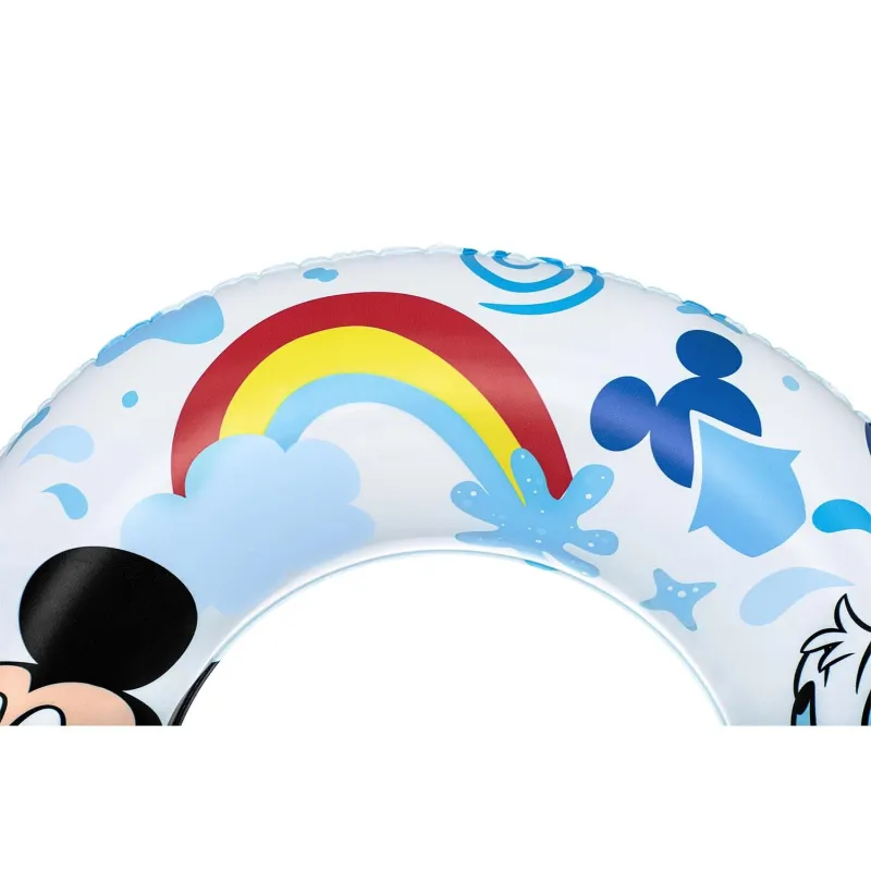 Anello da nuoto con Mickey e Donald, realizzato in materiale resistente