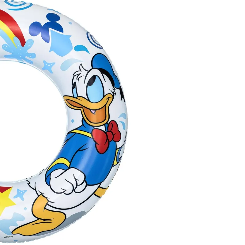 Ciambella da nuoto Mickey e Donald, perfetta per i bambini per giocare in acqua