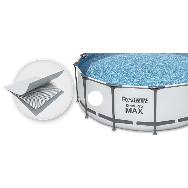 Piscina con struttura 305 x 76 cm, resistente alle intemperie, perfetta per il relax