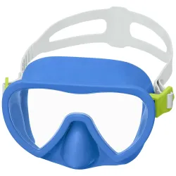 Maschera da nuoto blu, perfetta per le vacanze estive in riva al mare