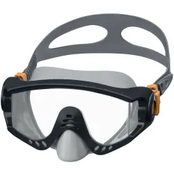 Bestway 22044 maschera nuoto nera, ideale per bambini e adulti