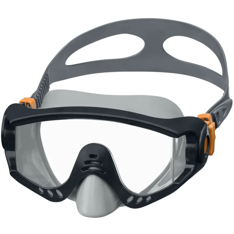 Bestway 22044 maschera nuoto nera, ideale per bambini e adulti