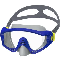 Maschera da nuoto blu, perfetta per insegnare ai bambini a nuotare