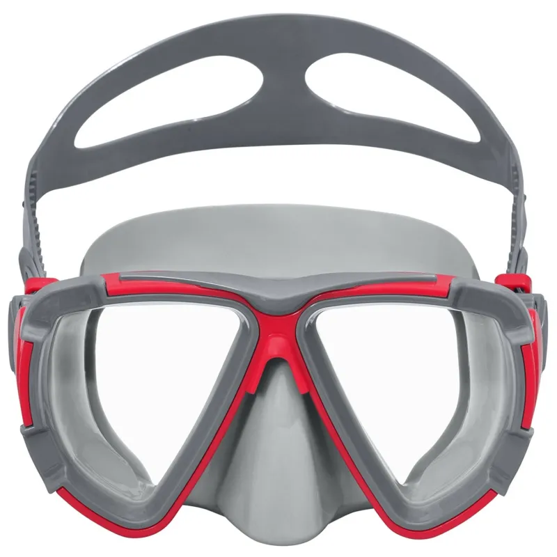 Maschera da nuoto rossa Bestway 22052, realizzata con materiali resistenti