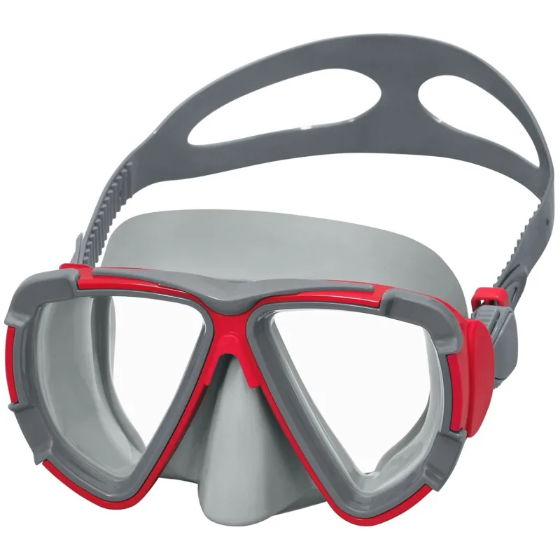 Maschera da nuoto rossa Bestway 22052, ideale per bambini e adulti