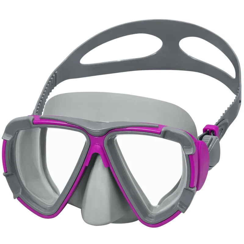 Maschera da nuoto viola, perfetta per bambini e adulti durante il divertimento estivo