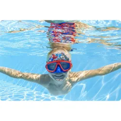 Maschera da nuoto gonfiabile Spider-Man, ideale per il divertimento in acqua