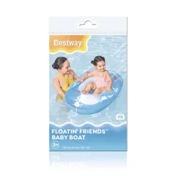 Materasso gonfiabile delfino 102 x 69 cm, materiale confortevole per nuotare Bestway 34037