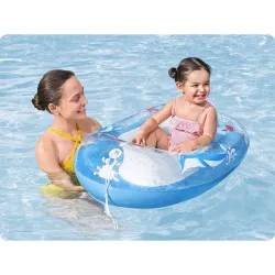Materasso gonfiabile delfino 102 x 69 cm, ottimo per spiaggia e piscina Bestway 34037