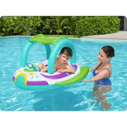 Ponte blu per la spiaggia, perfetto per rilassarsi in acqua