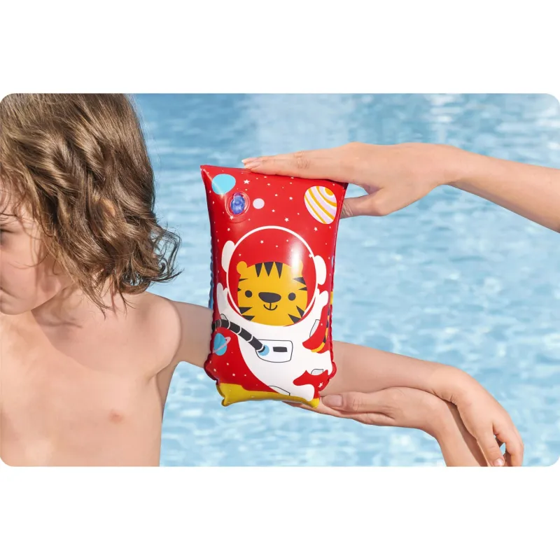 Braccioli colorati per bambini con tema tigre