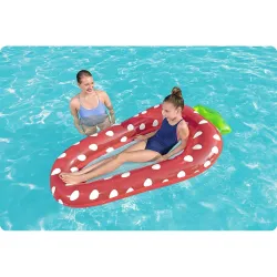 Materasso gonfiabile fragola Bestway 43644, colorato e comodo