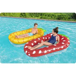 Materasso gonfiabile fragola Bestway 43644 per divertirsi in giardino o in piscina