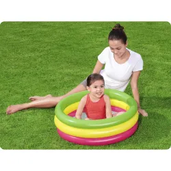 Piscina gonfiabile 70 x 24 cm, colorata e divertente per i bambini