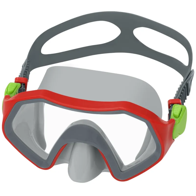 Maschera da nuoto rossa, perfetta per i giovani nuotatori