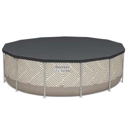 Piscina da Giardino con Struttura 396 x 107 cm 11in1, resistente alle intemperie, ideale per il divertimento