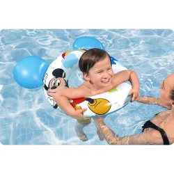 Ciambella da nuoto Mickey, 76 cm, sicura per i bambini in acqua