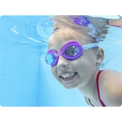 Occhiali da nuoto colorati per bambini, perfetti per il divertimento estivo in piscina