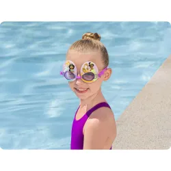 Occhialini da nuoto rosa per bambini, eleganti e funzionali per attività acquatiche