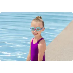 Occhialini da nuoto Ariel per bambini, design ergonomico per una vestibilità comoda
