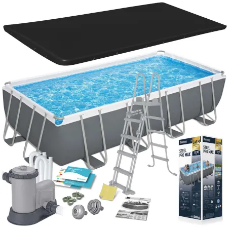 Piscina da Giardino 549 x 274 x 122 cm, perfetta per il divertimento all'aperto