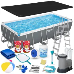 Piscina da giardino con struttura 549 x 274 x 122 cm 17-in-1 Bestway 56465