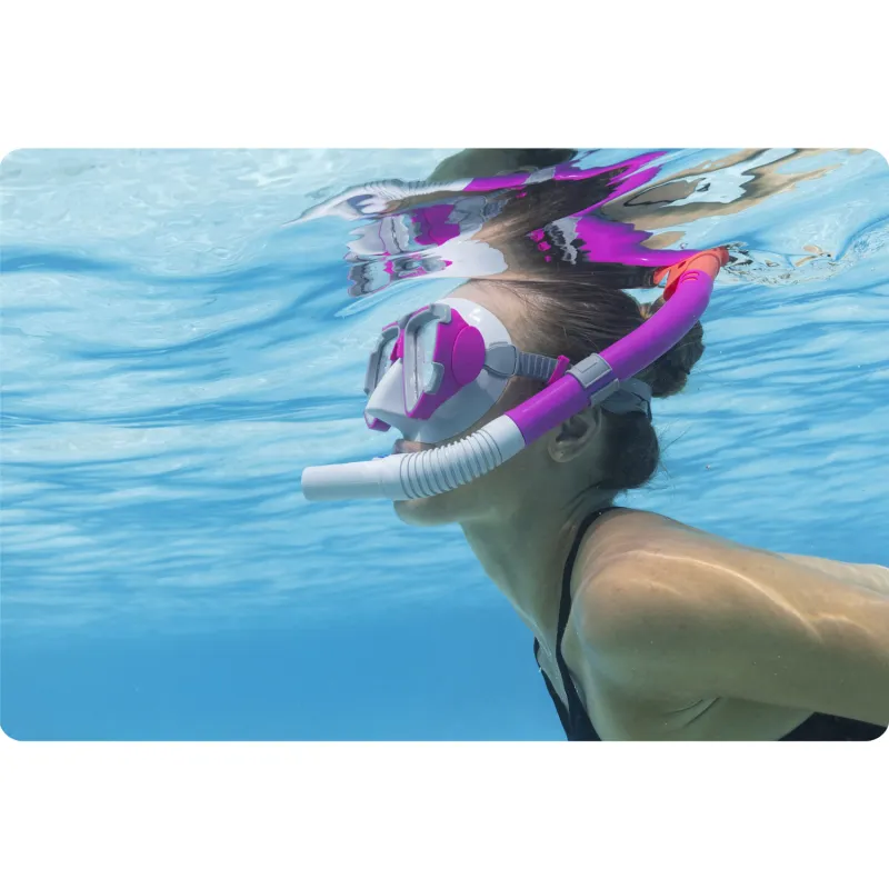 Set di immersione viola Bestway 24029, ideale per divertimento in piscina o in spiaggia