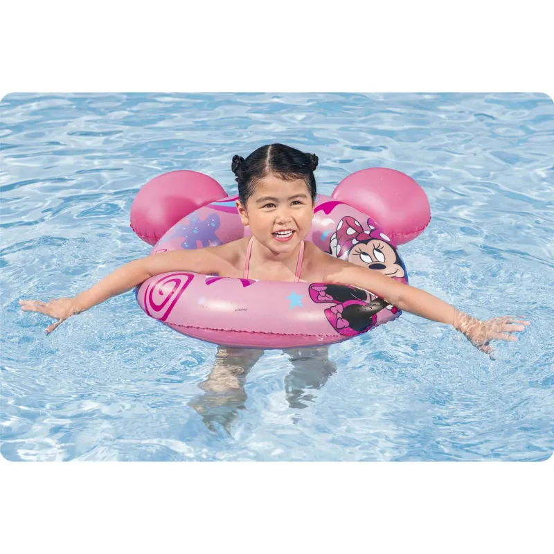 Anello Galleggiante Minnie 76 cm, ideale per l'uso in spiaggia e in piscina