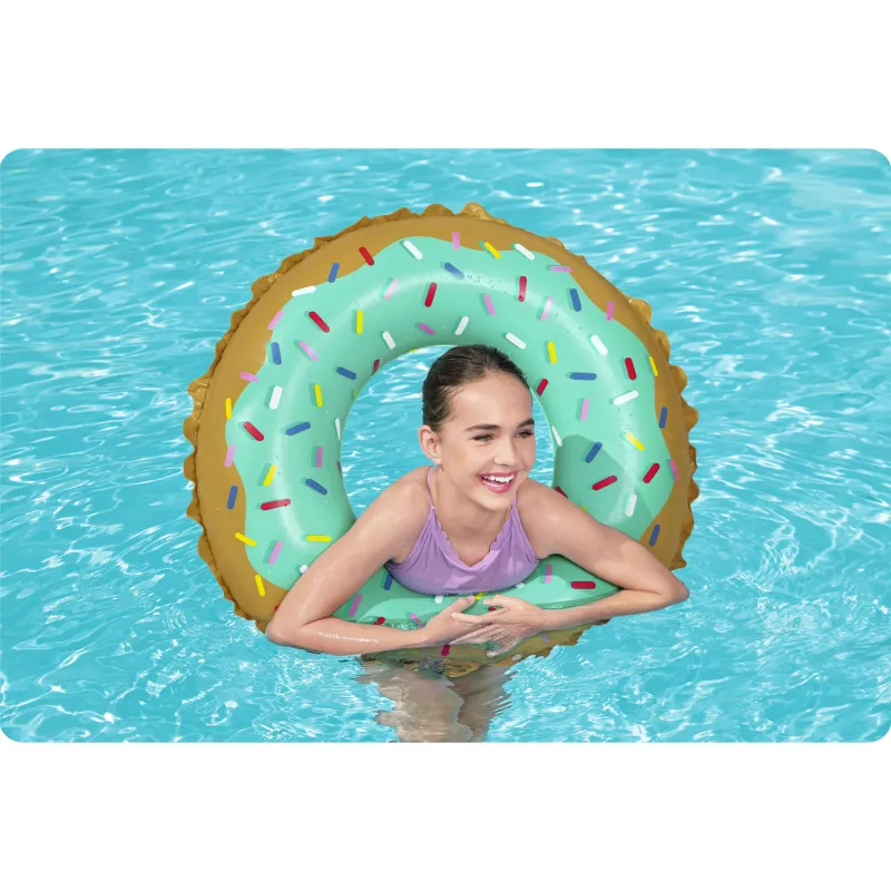 Ciambella 91 cm, colorata, ottima per divertirsi in acqua