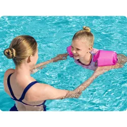 Giubbotto di nuoto Minnie, colore rosa, perfetto per la piscina