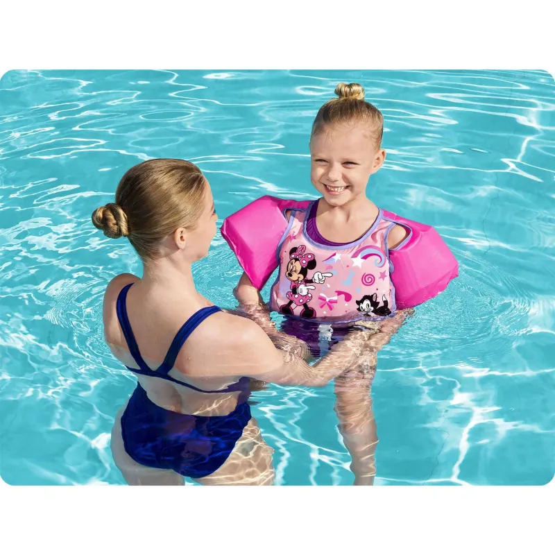 Giubbotto di nuoto Minnie, ideale per giochi in acqua e lezioni di nuoto