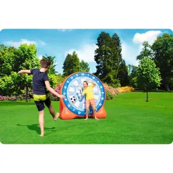 Bersaglio Calcio Gonfiabile Bestway 52307 con superficie liscia per tiri facili