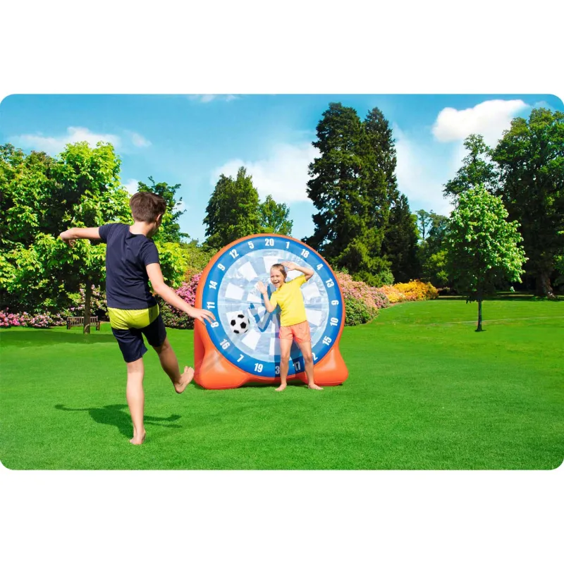 Bersaglio Calcio Gonfiabile Bestway 52307 con superficie liscia per tiri facili