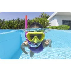 Set di immersione giallo, ottimo per bambini e adulti in vacanza