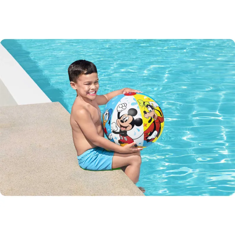 Palla da Spiaggia 51 cm Mickey e Amici, perfetta per il divertimento estivo