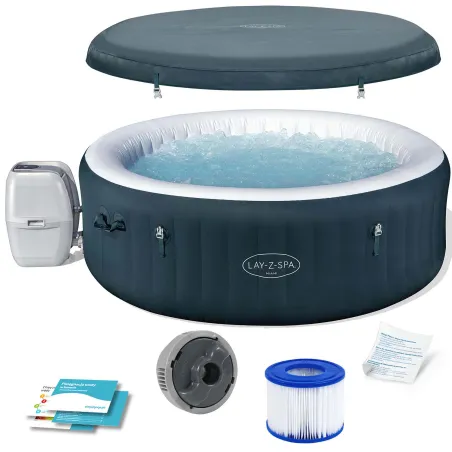 SPA gonfiabile Lay-Z Miami verde per 6 persone, ideale per il relax