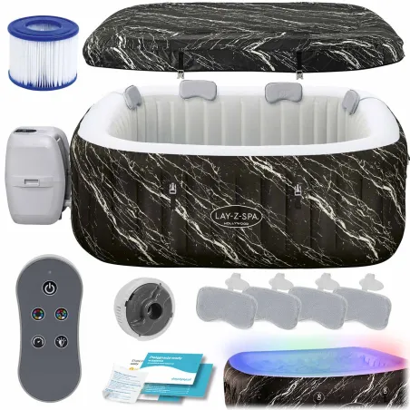SPA Gonfiabile Lay-Z Hollywood 6 persone, vasca idromassaggio gonfiabile confortevole Bestway 6001F