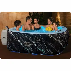 SPA Gonfiabile Lay-Z Hollywood 6 persone, design elegante, perfetto per il giardino