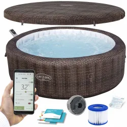 SPA Gonfiabile Lay-Z Bali Brown 7 persone Bestway 6001P
